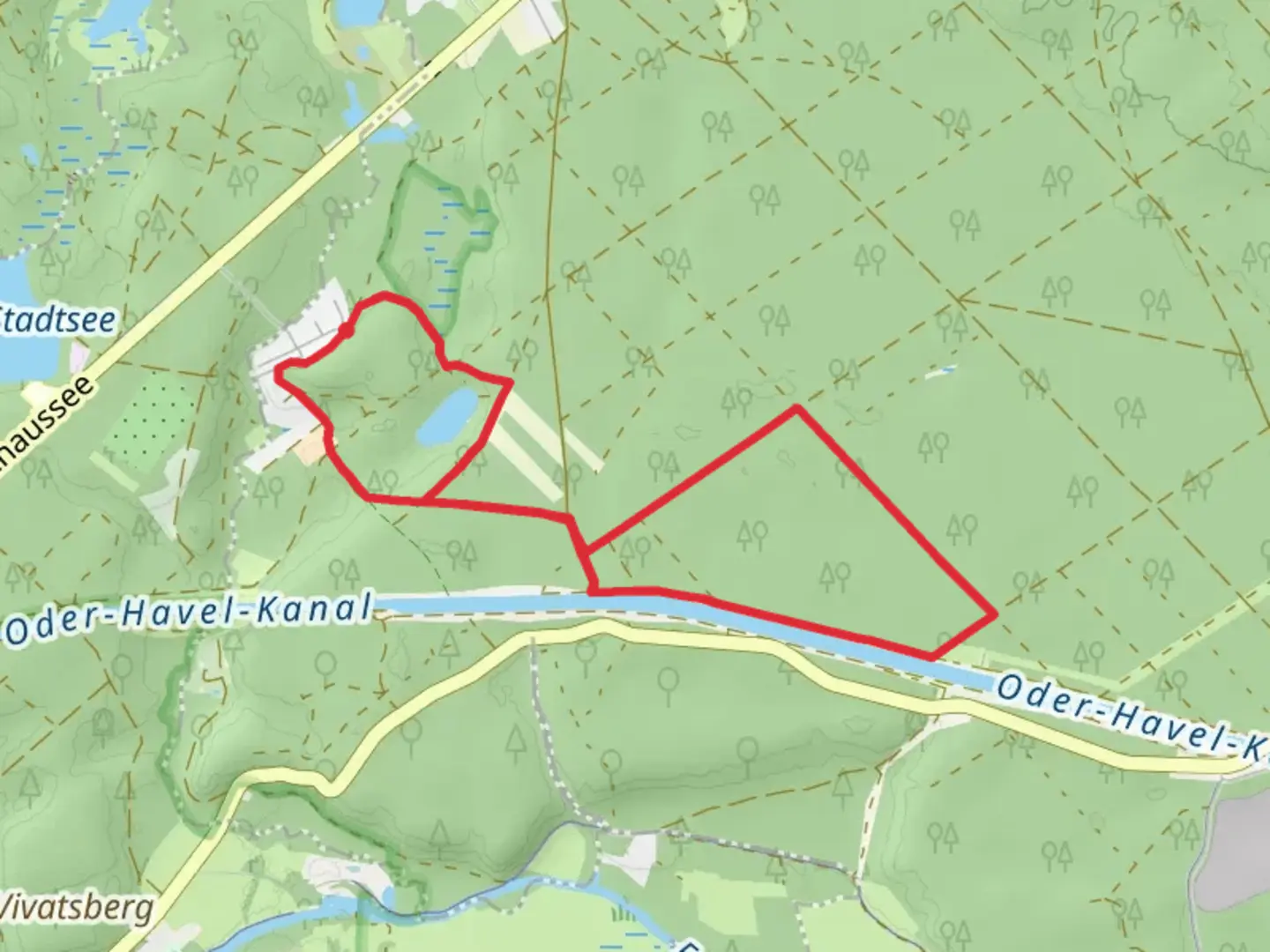 An image depicting the trail Bachsee Loop - Neuehutte and its surrounding area.