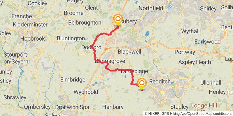 Monarch's Way stage 11 Map