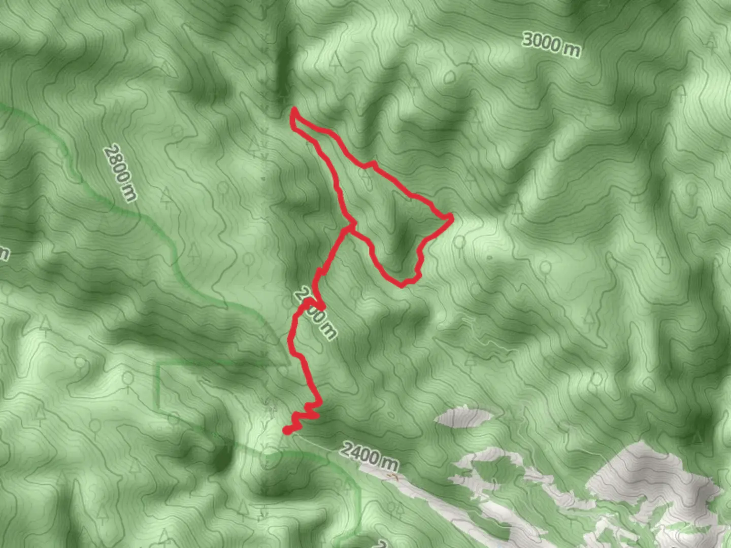 An image depicting the trail Bulwark Ridge Trail and Miller Fork Loop Trail and its surrounding area.