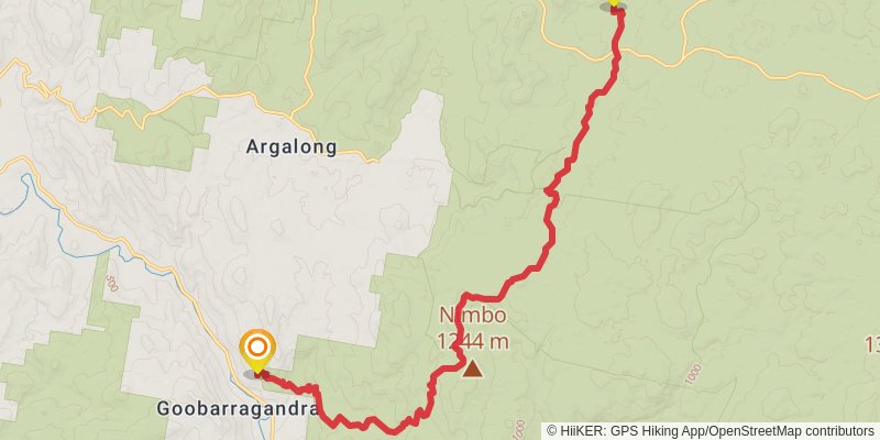 Hume And Hovell Track stage 6 Map
