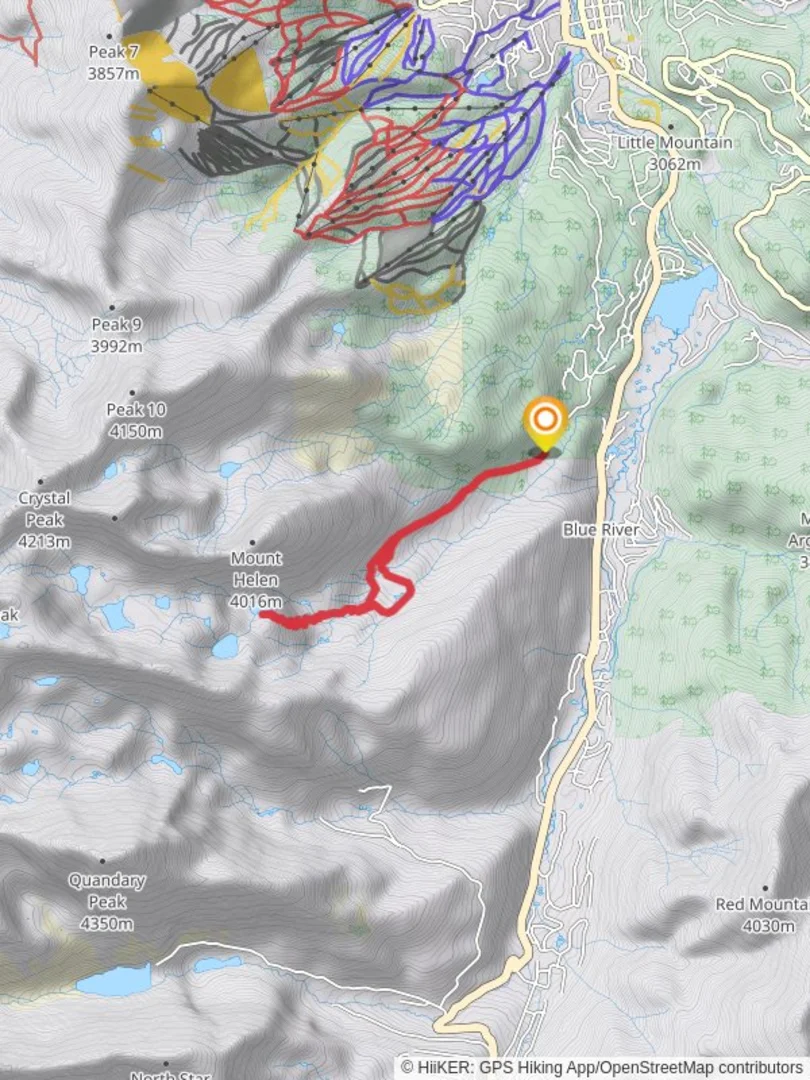 An image depicting the trail Wheeler Trail and Spruce Creek Trail and its surrounding area.