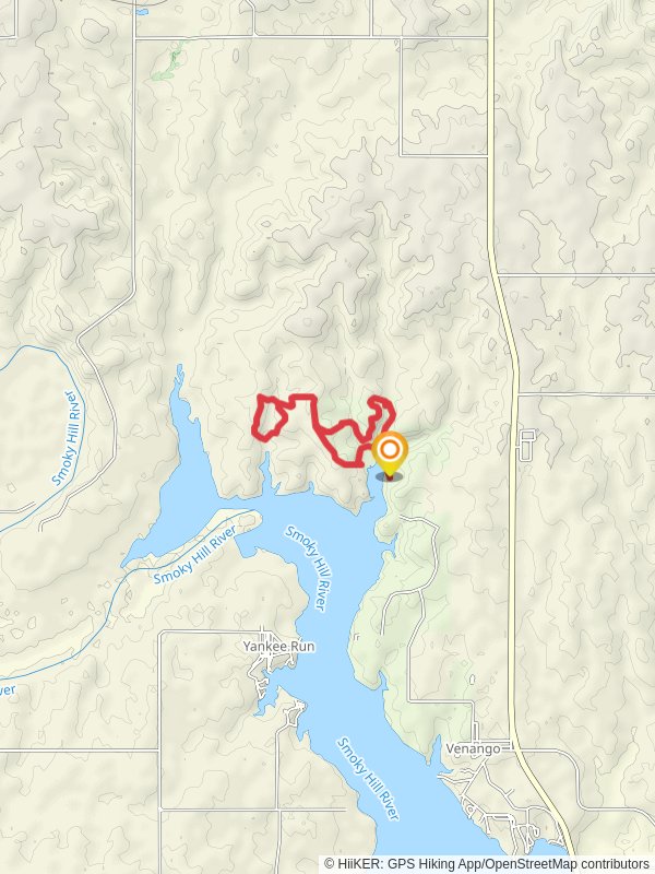 Kanopolis Reservoir Eastside Loop