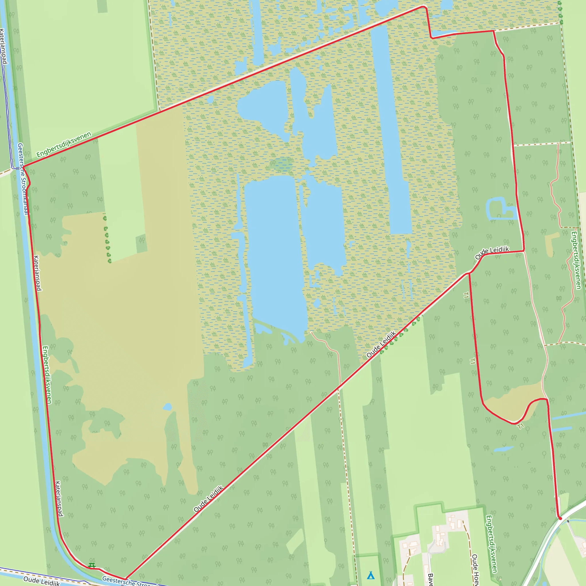 Hoevenwegs Loop mobile static map