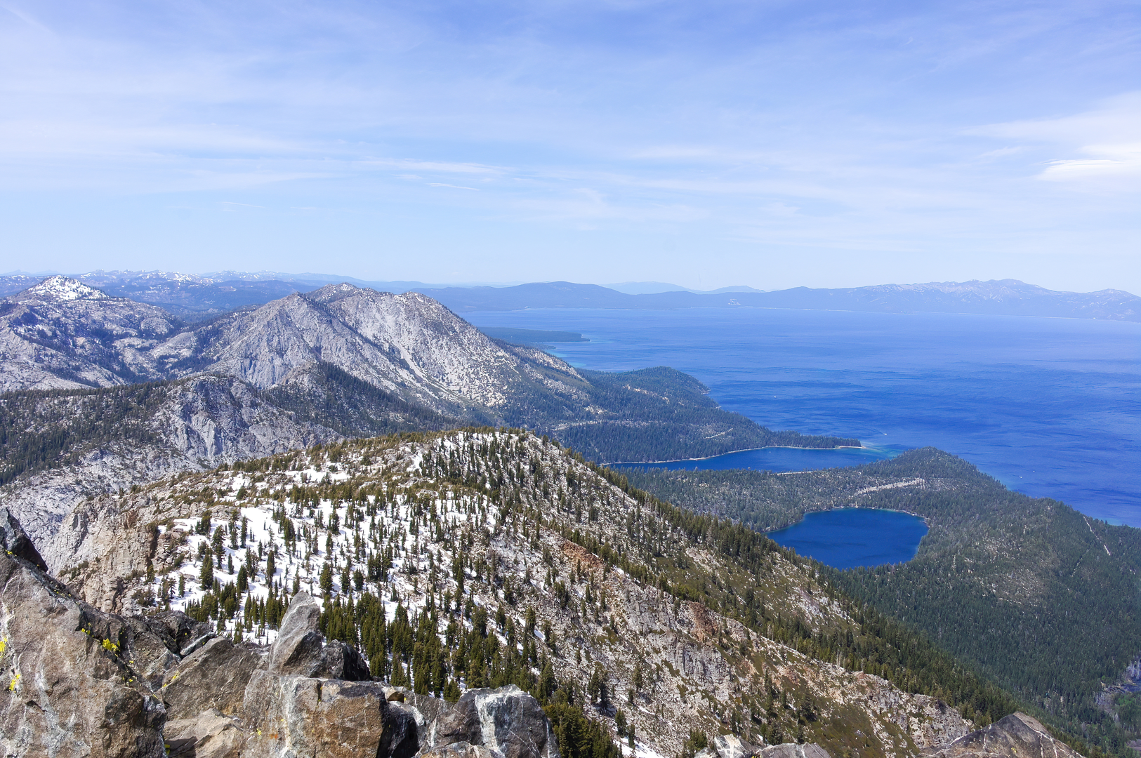 An image depicting the trail Rubicon Trail from Lester Beach Road and its surrounding area.
