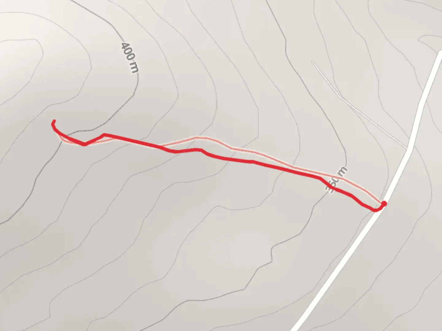 An image depicting the trail Dagget Rock - Wheeler Hill Road and its surrounding area.
