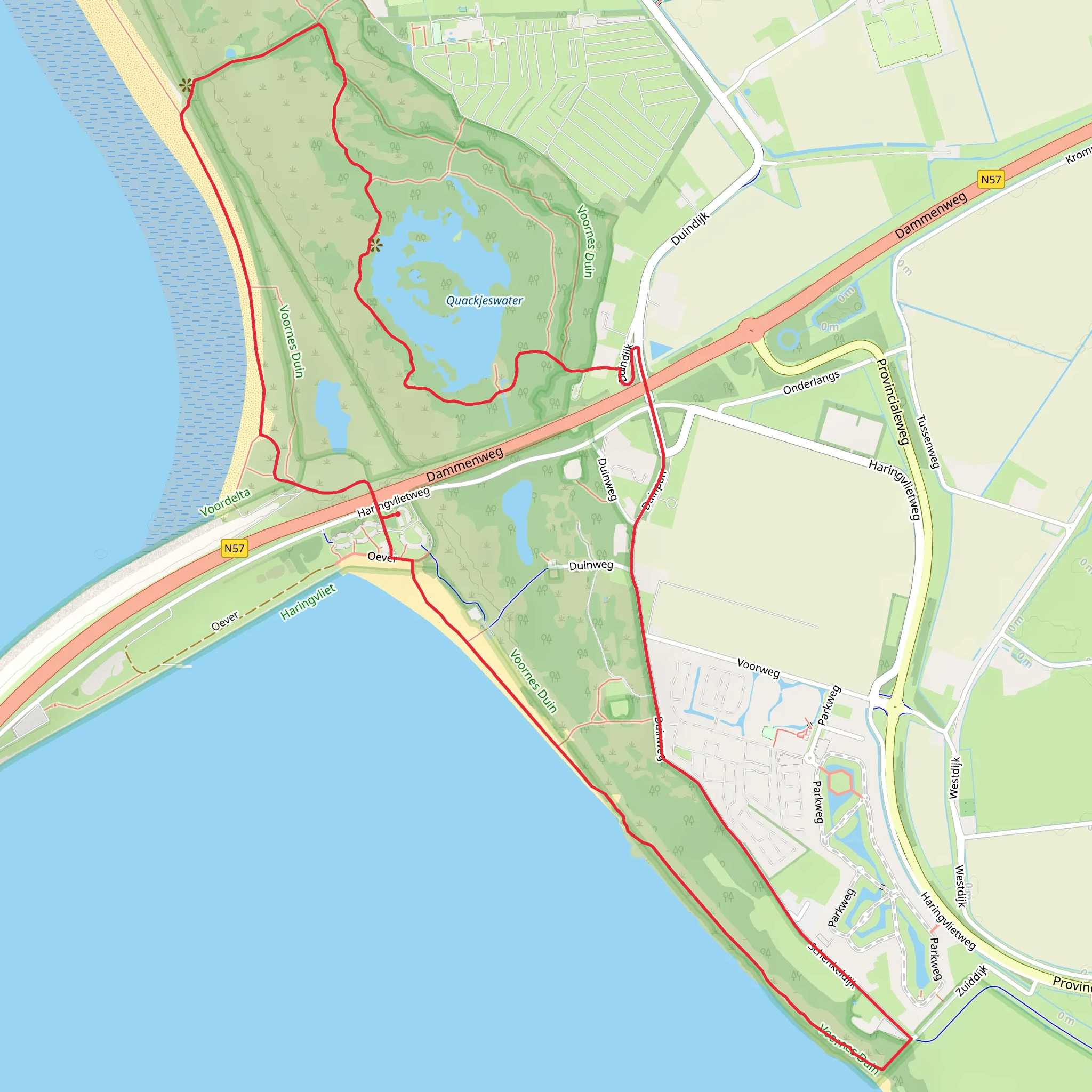 Observatiepunt and Van Baarsenvallei Loop mobile static map