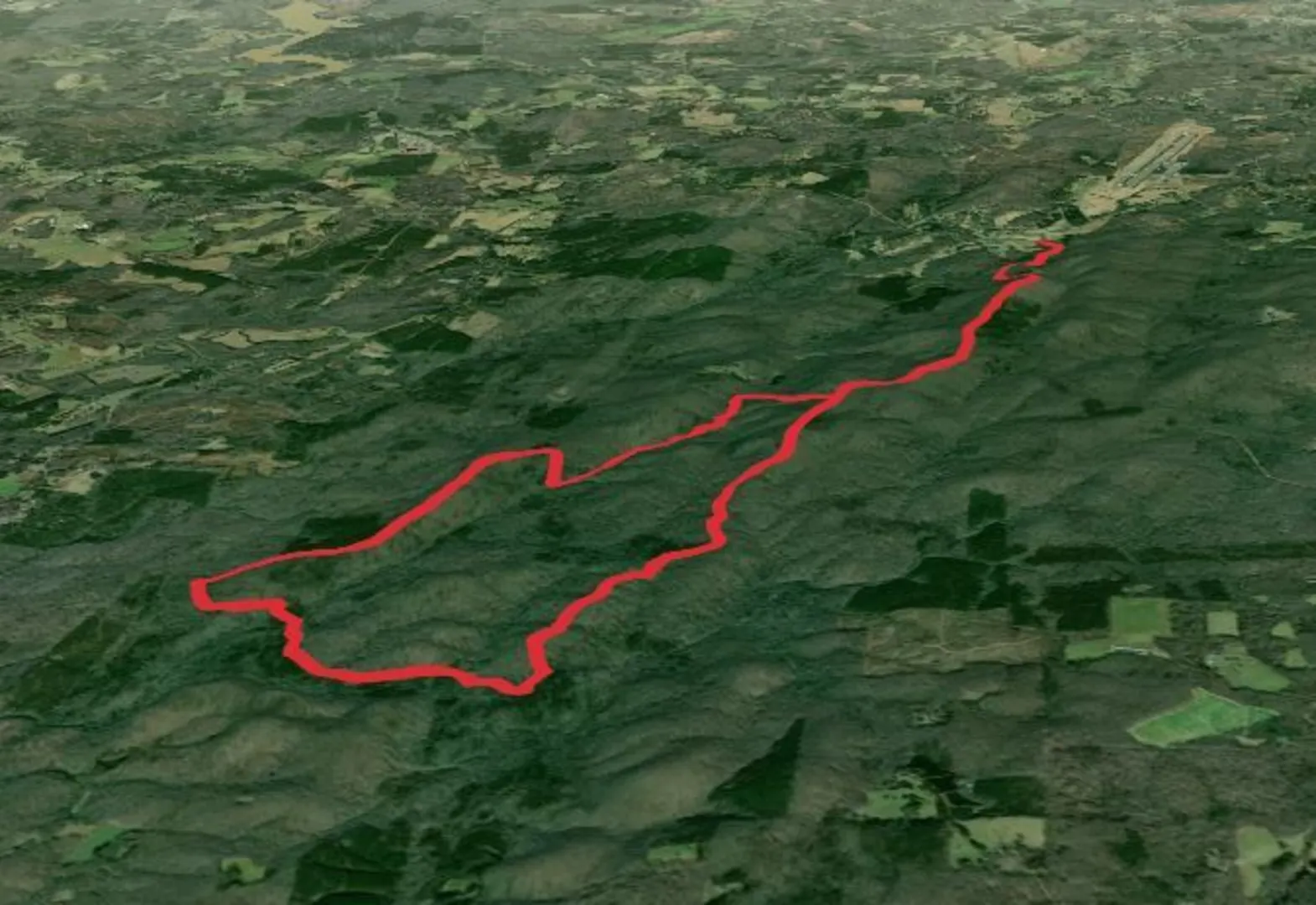 An image depicting the trail Birkhead Mountain Trail and its surrounding area.