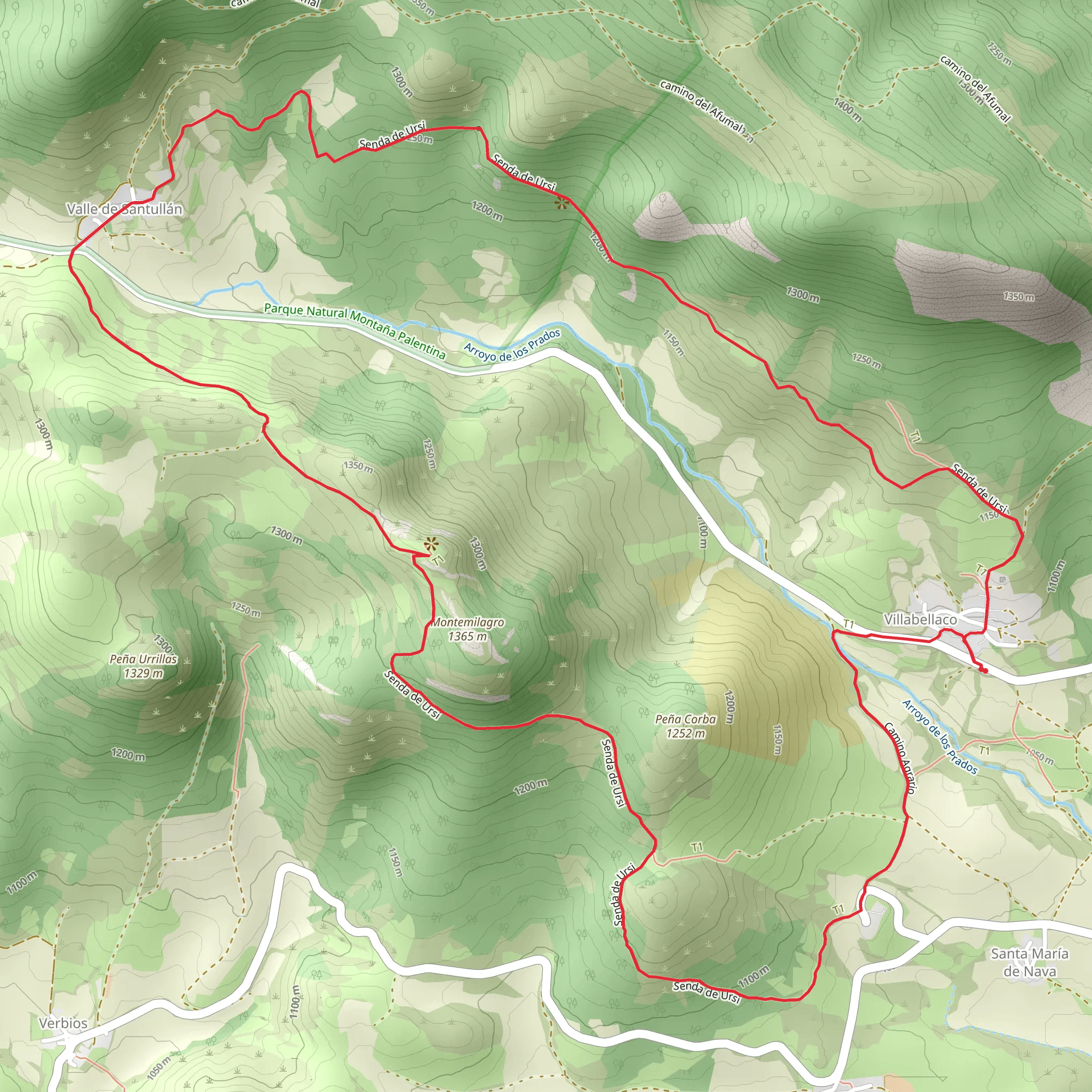 Path of the Ursi Sculptor PR P 2 mobile static map