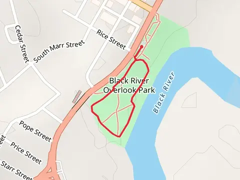 Black River Overlook Park Loop