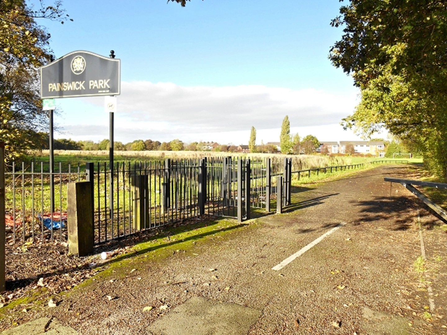 An image depicting the trail Painswick Park to Kirkup Gardens Walk and its surrounding area.