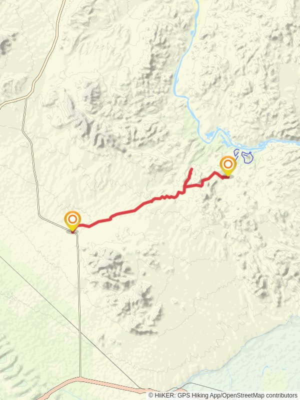 Hyduke Road and Bear Canyon