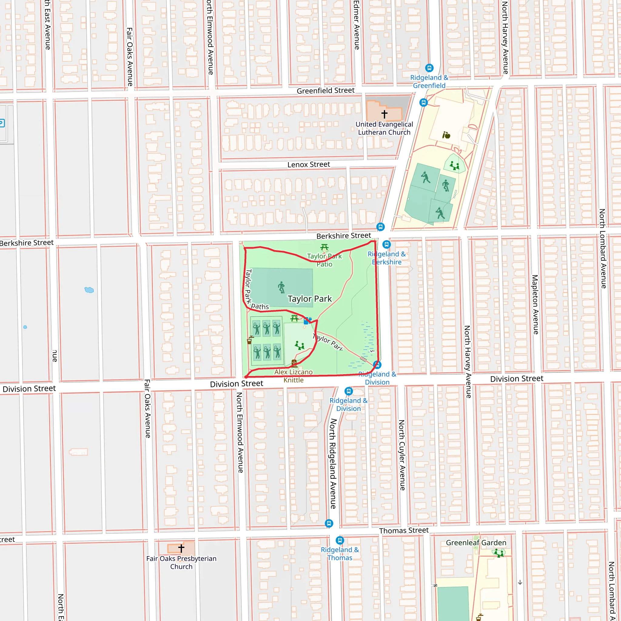 Taylor Park Loop mobile static map