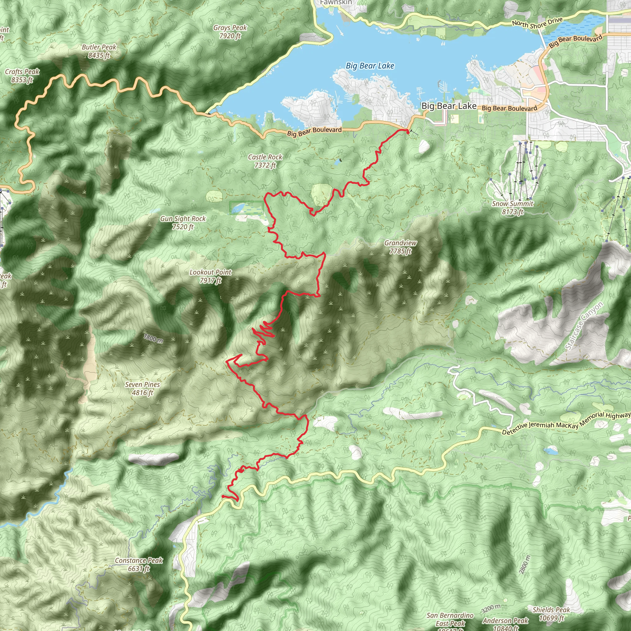Clark's Summit mobile static map