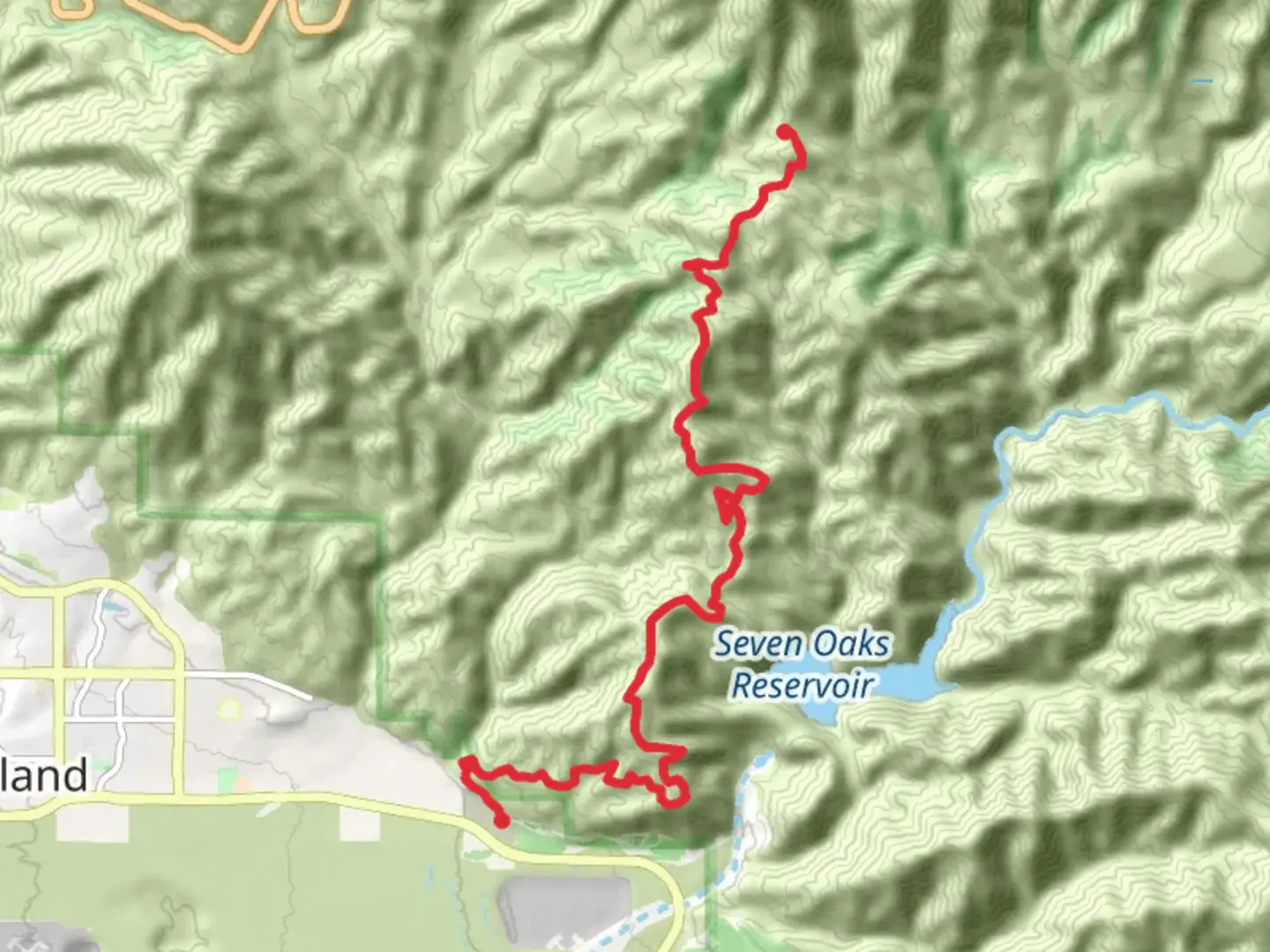 An image depicting the trail Alder Creek Road Point to Point and its surrounding area.