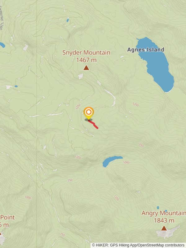 Lilly Basin Horse Trail mobile static map