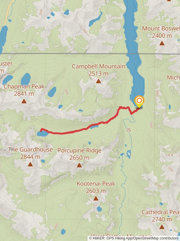 Lake Frances via Boulder Pass
