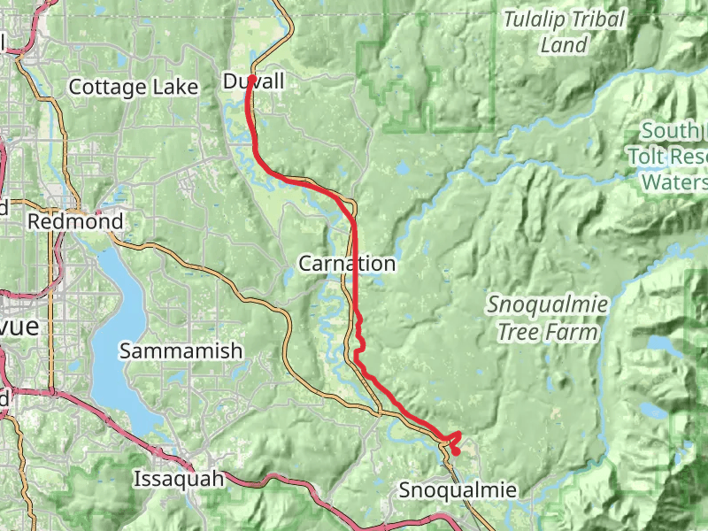 Snoqualmie Valley Trail - Duvall to Snoqualmie