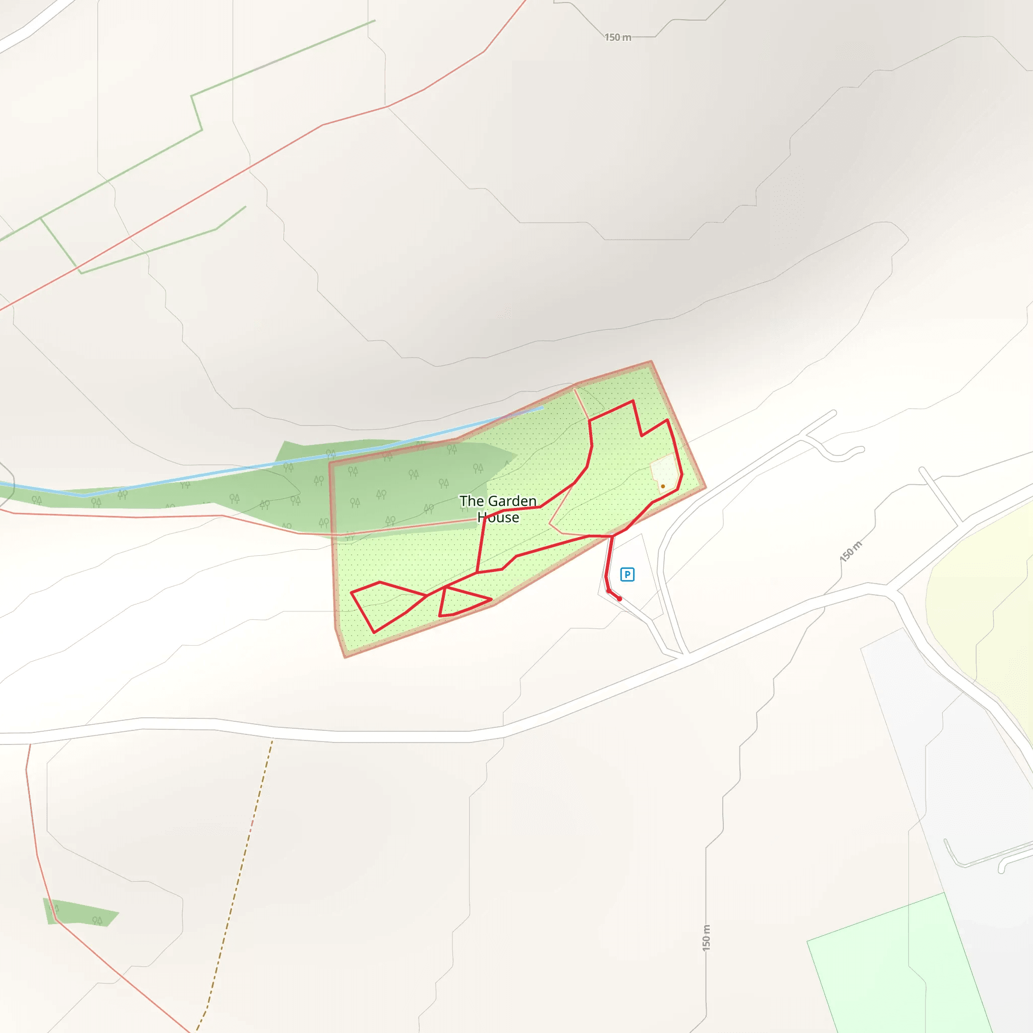 The Garden House in Buckland Monachorum Loop mobile static map