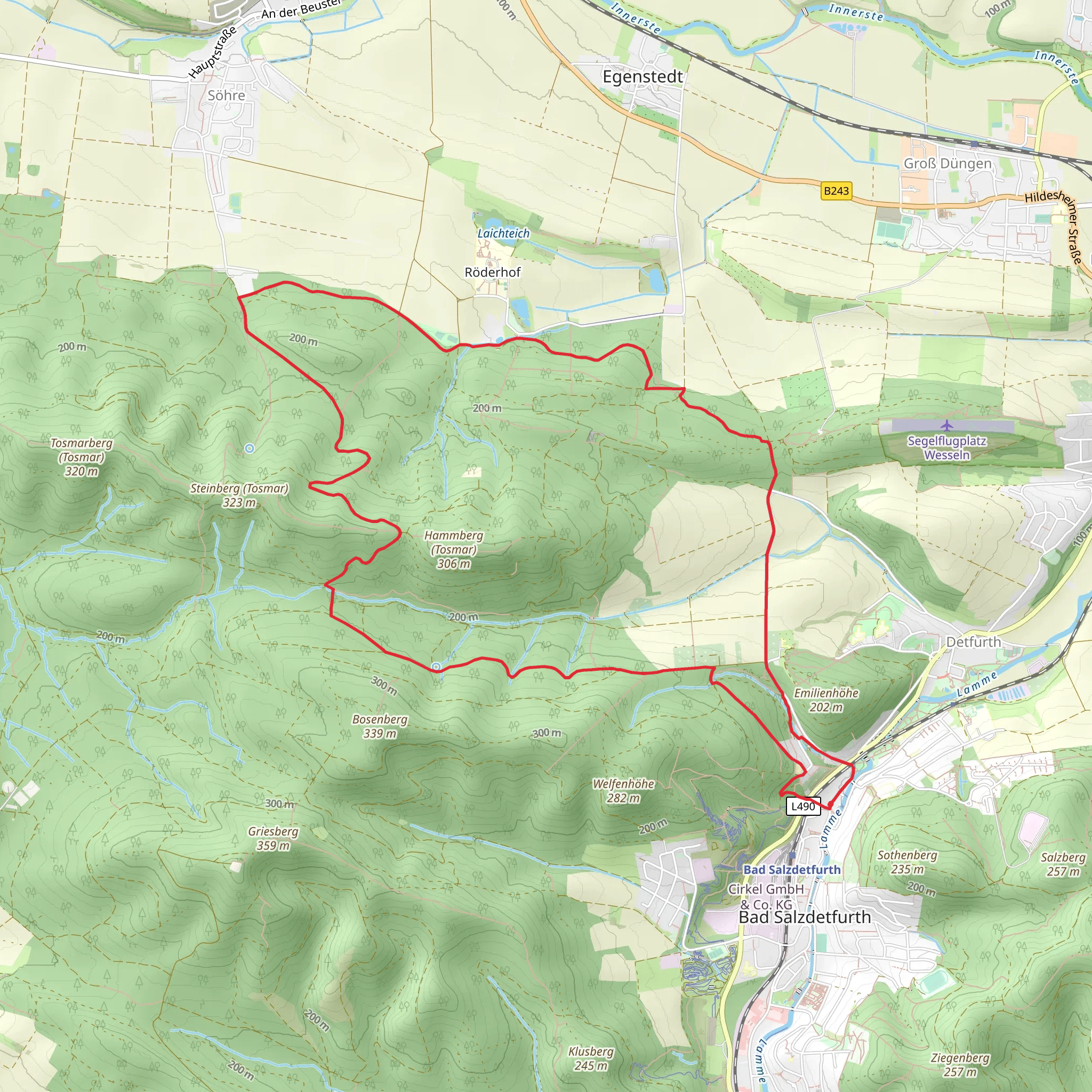 Güntherweg and Alte Frankfurter Heerstraße Loop mobile static map