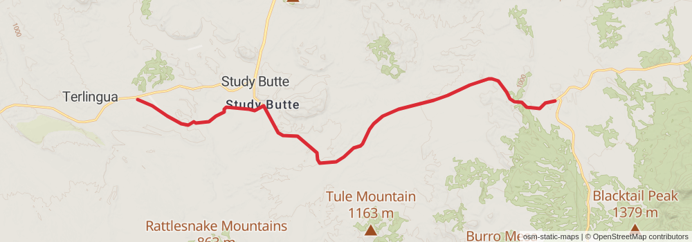 American Perimeter Trail - Texas Primary stage 30 Map