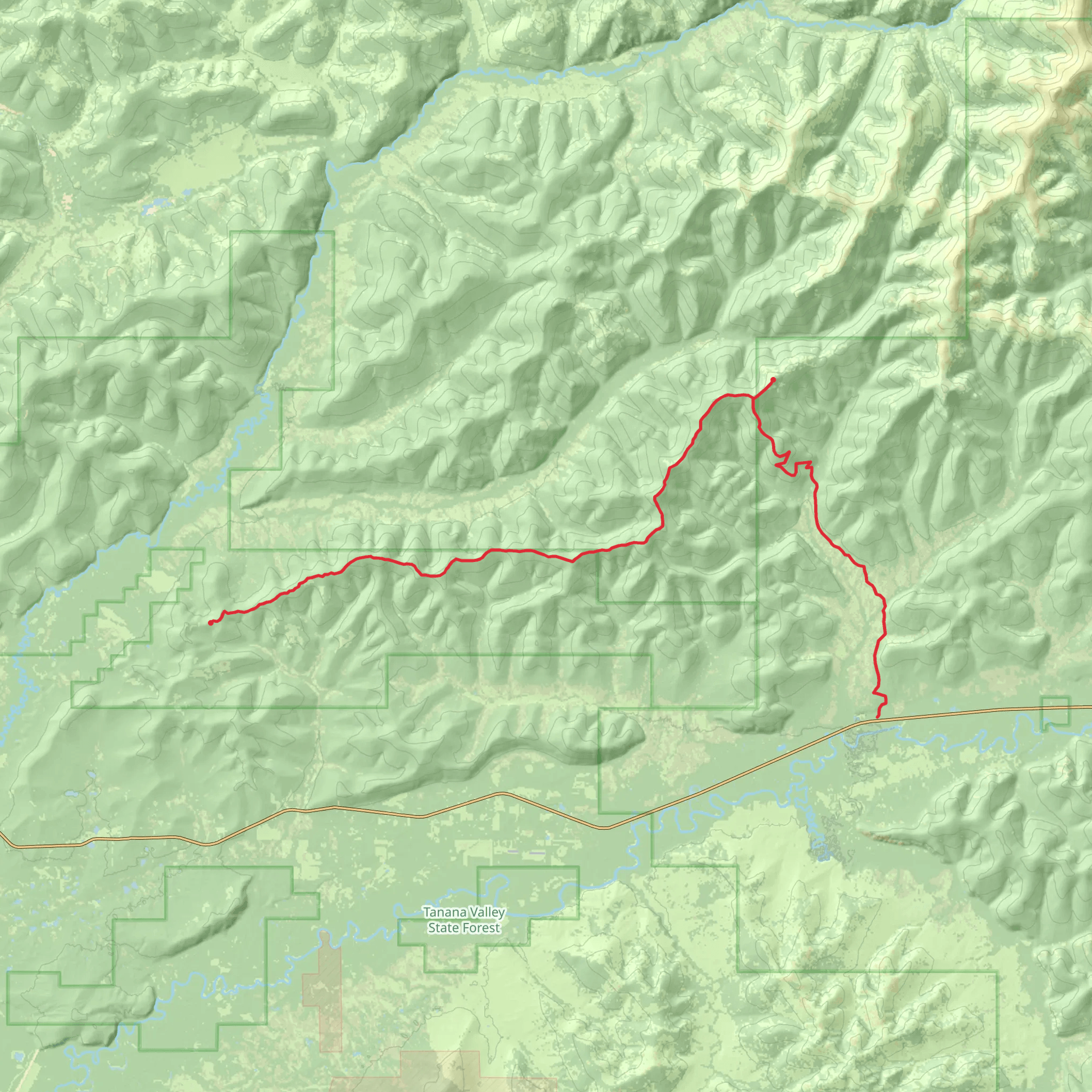 Mike Kelly Trail mobile static map