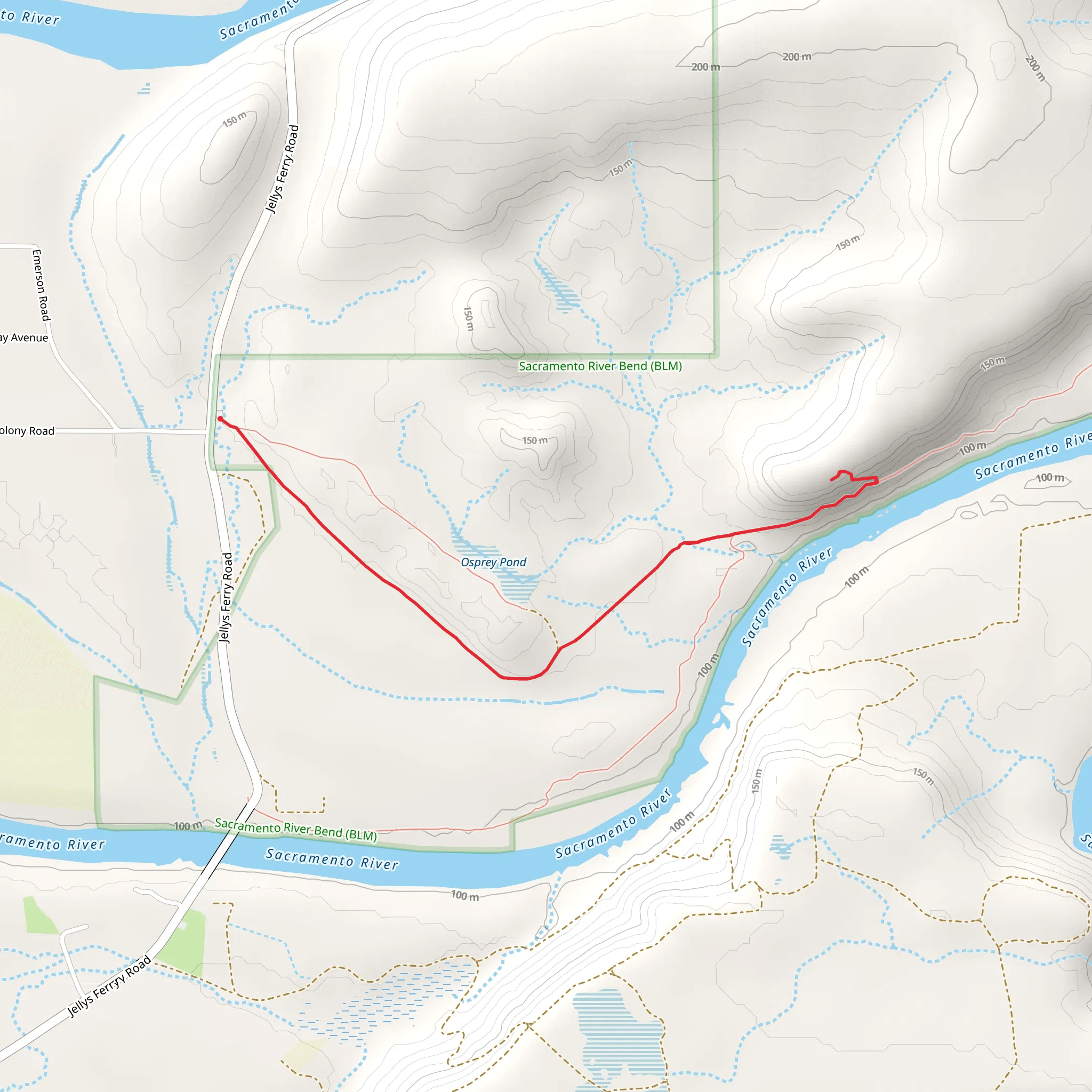 Yana Trail from Jellys Ferry Road mobile static map