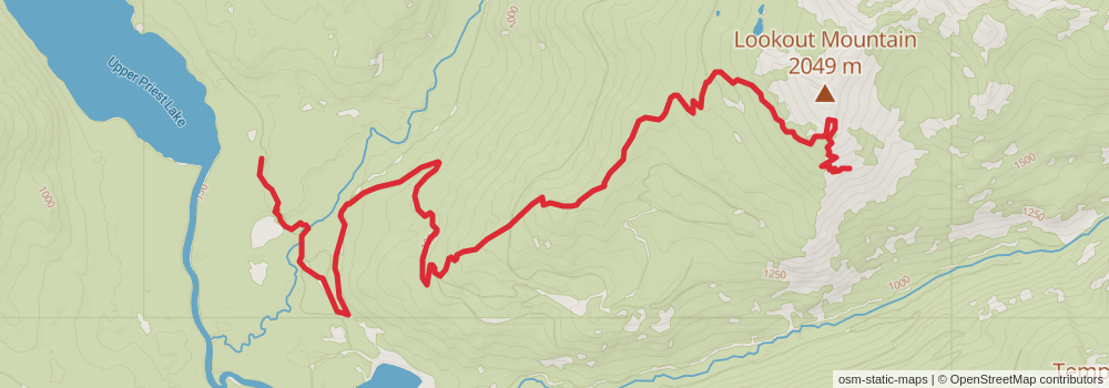 American Perimeter Trail - Rocky Mountains Primary stage 177 Map