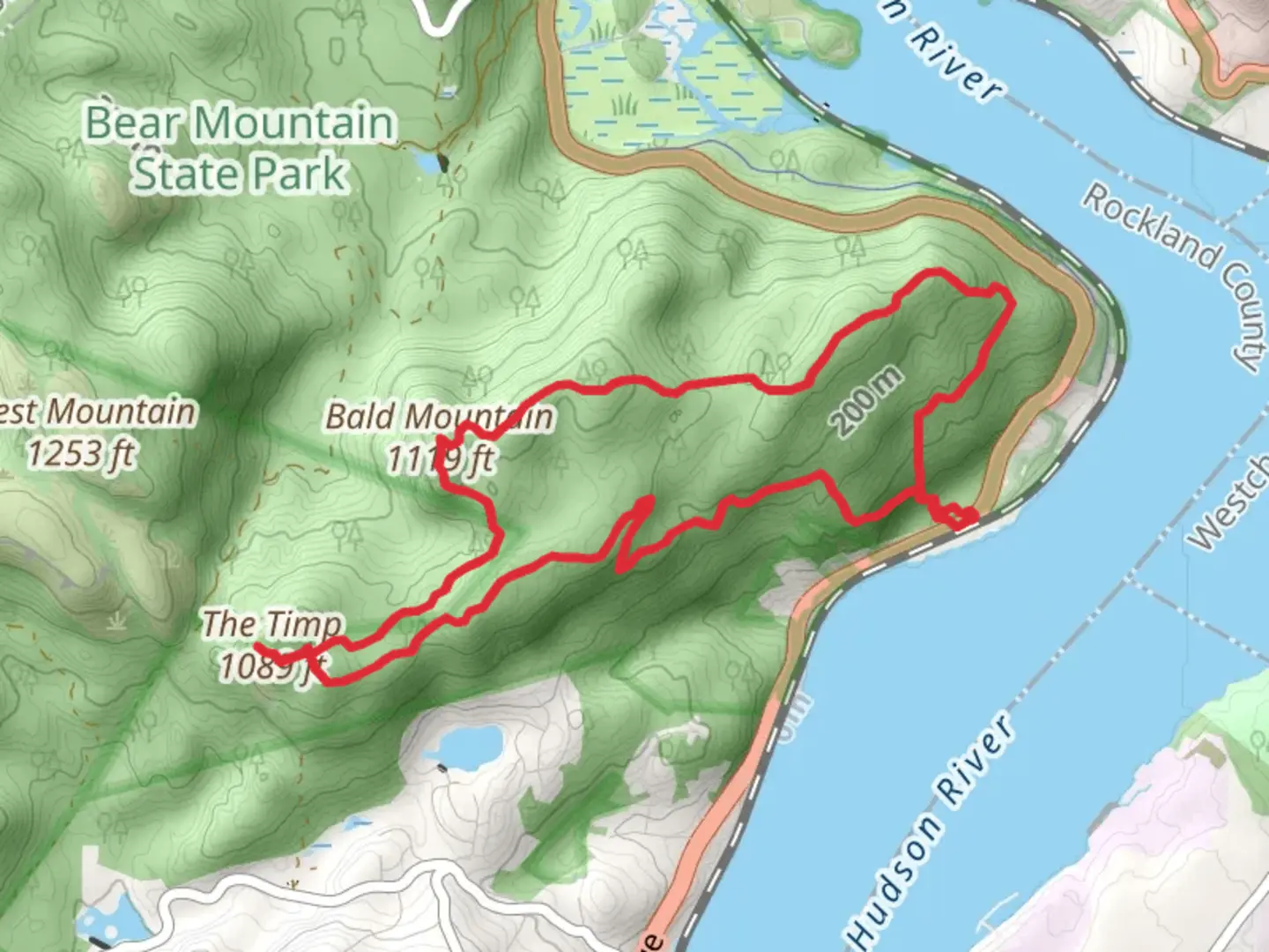 An image depicting the trail Dunderberg, Bald Mountain and The Timp Loop Trail and its surrounding area.