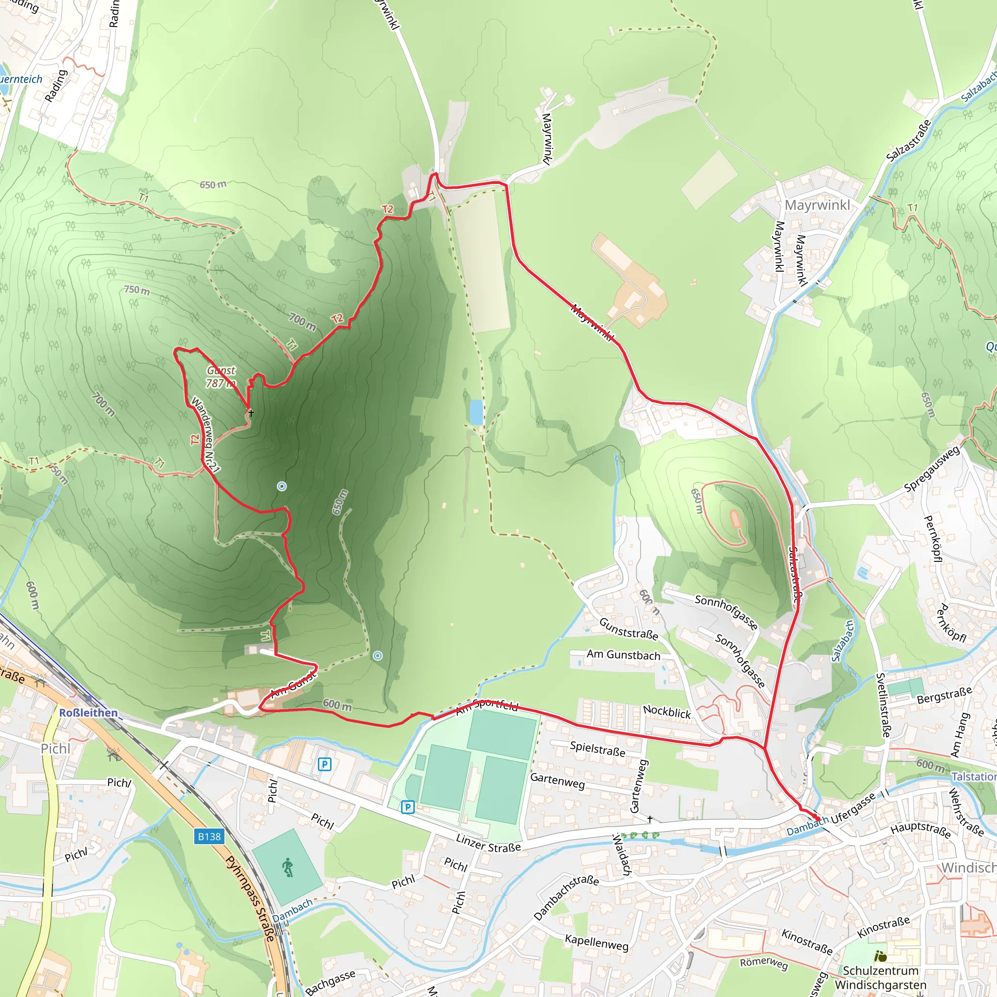 Gunst Loop mobile static map