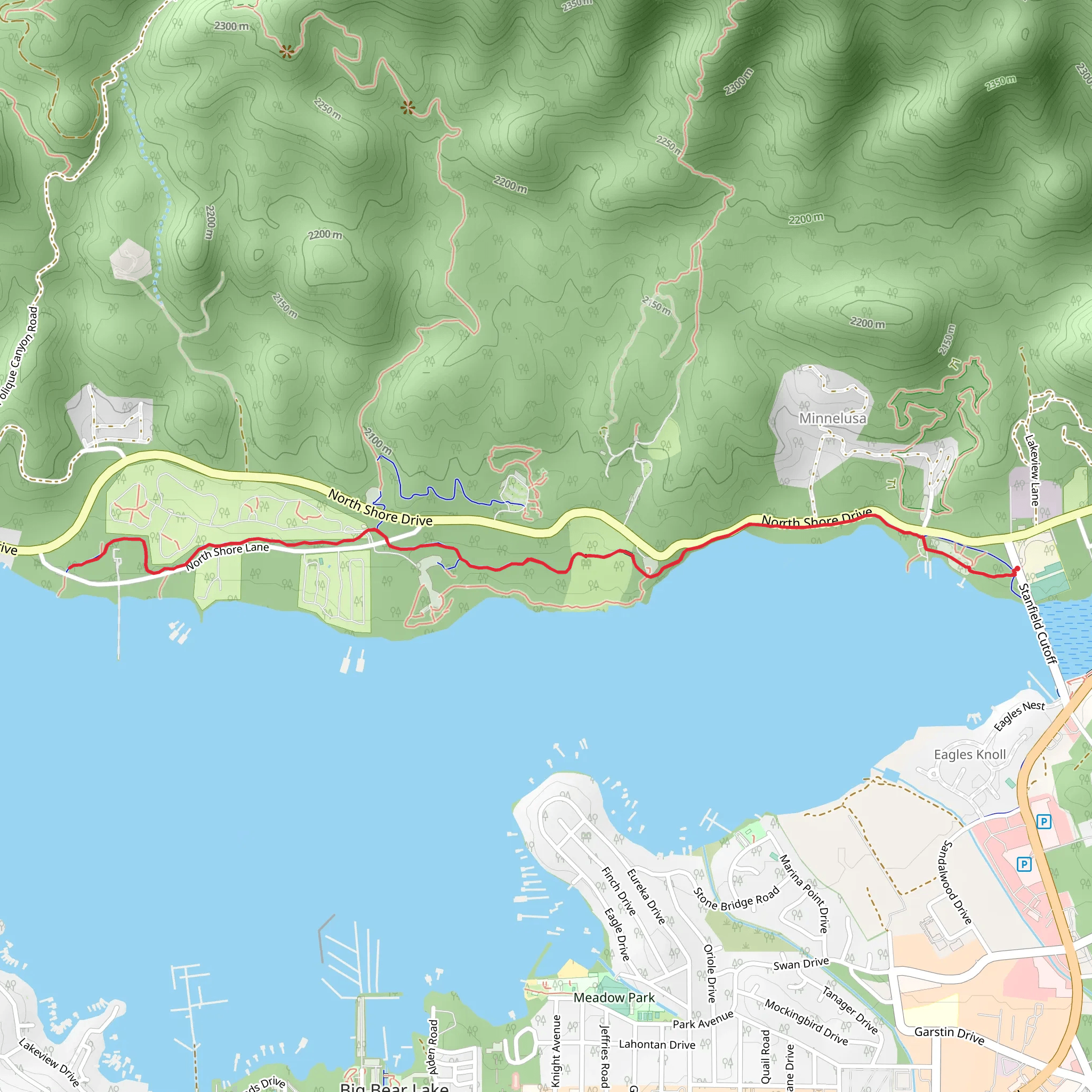 Alpine Pedal Path mobile static map