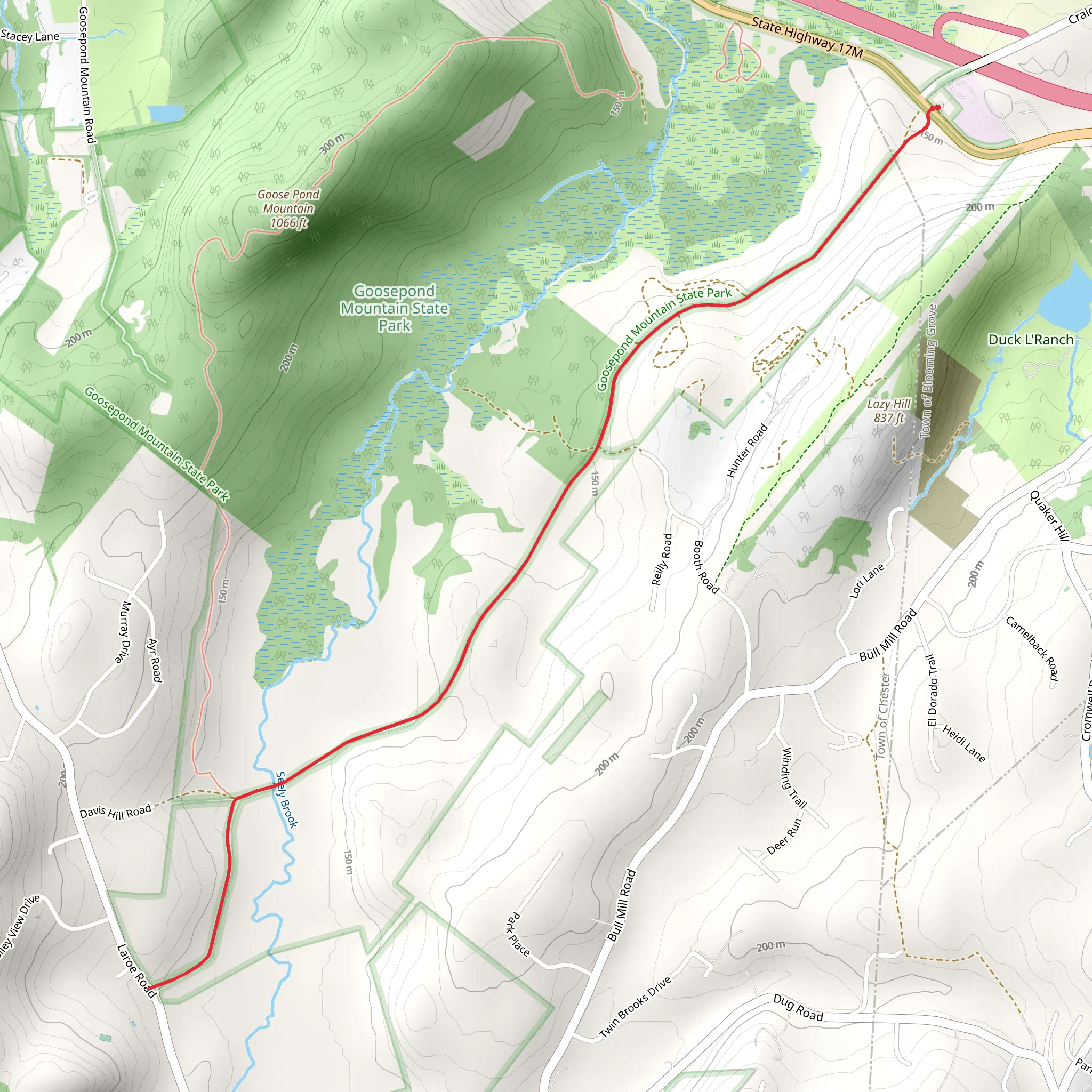 Lazy Hill mobile static map