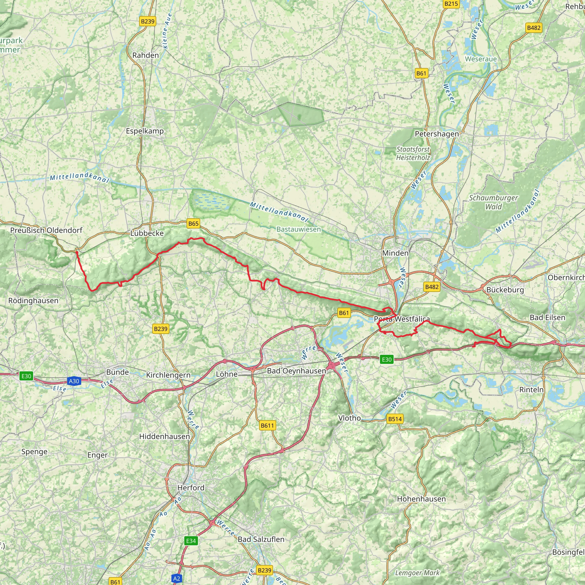 Mühlensteig mobile static map