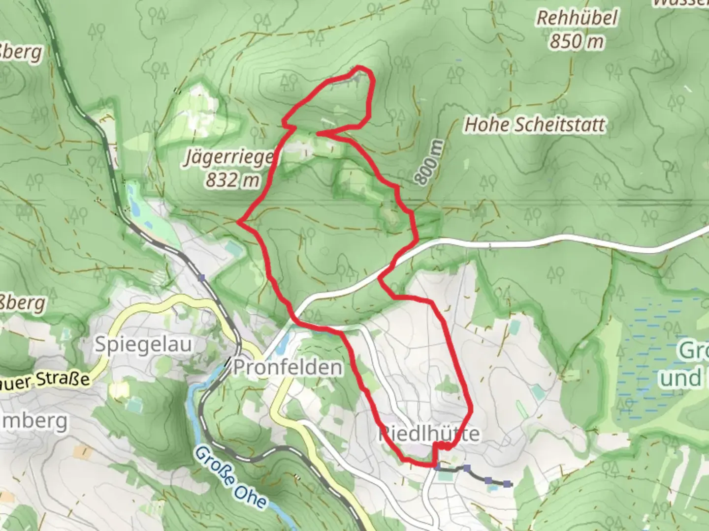 An image depicting the trail Fuchs Loop and its surrounding area.