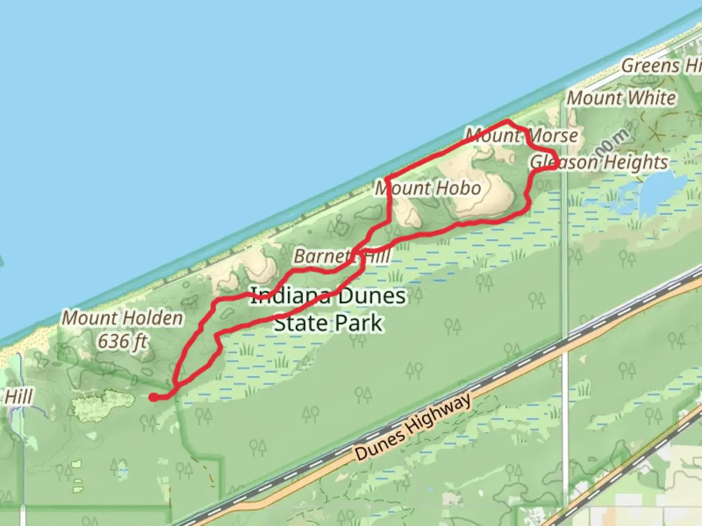 An image depicting the trail Mount Russell, Barnett Hill and Mount Morse via Trail 10 and its surrounding area.