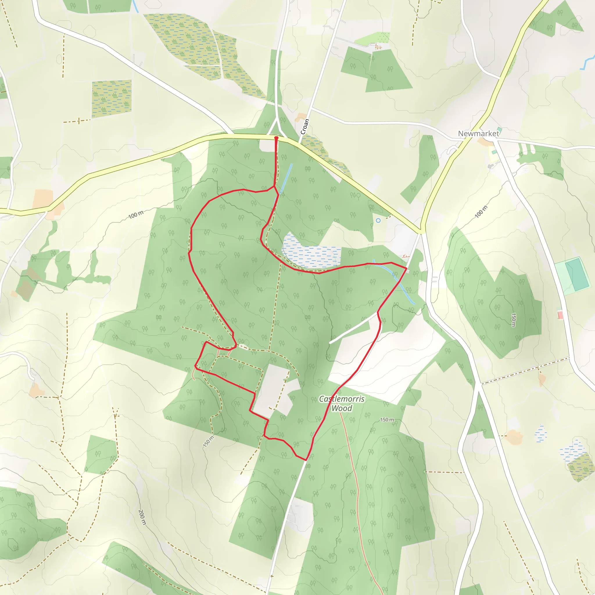 Castlemorris - Holly Loop mobile static map