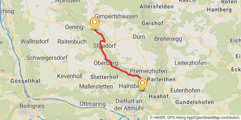 Jura2000-Tour alt 1 Map