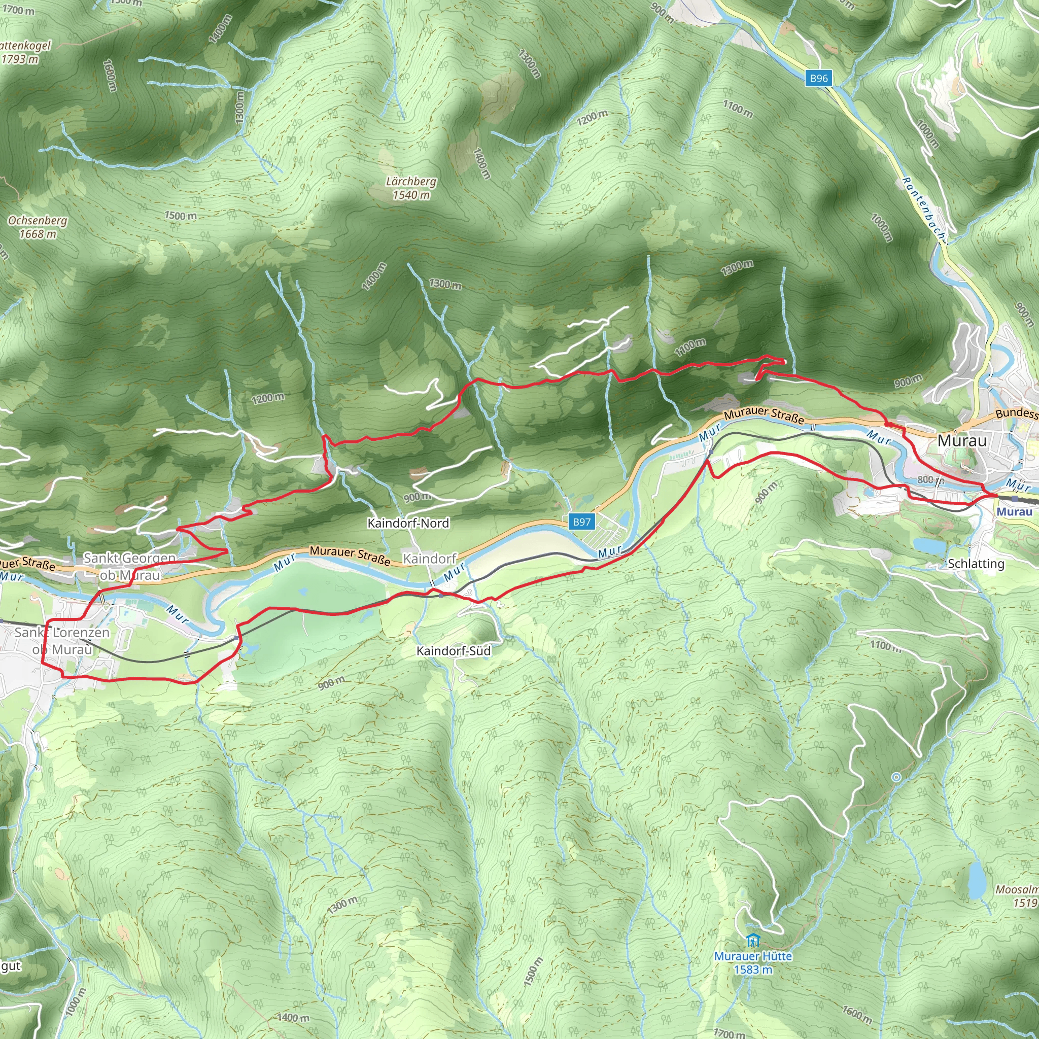 Pisesweg Loop mobile static map