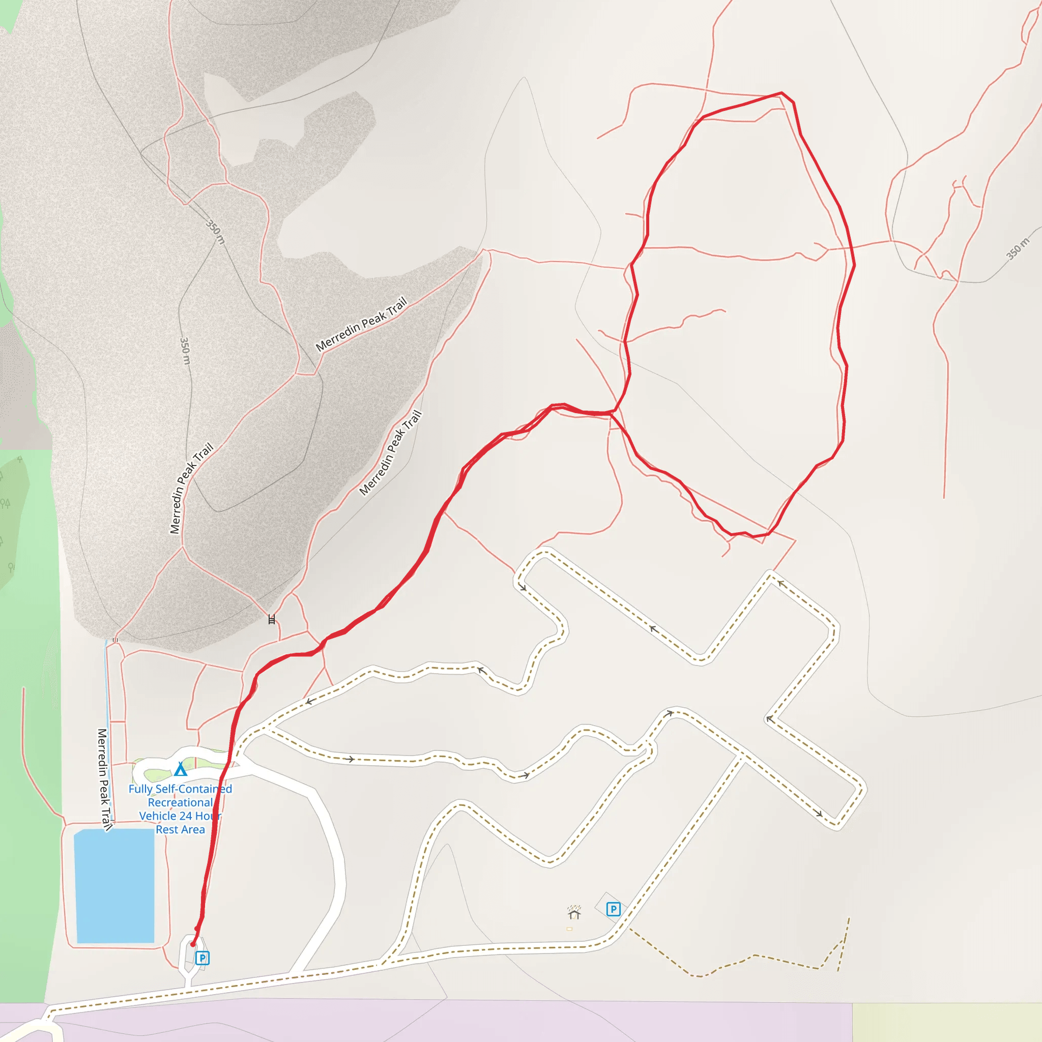 Merredin Bush Walk mobile static map