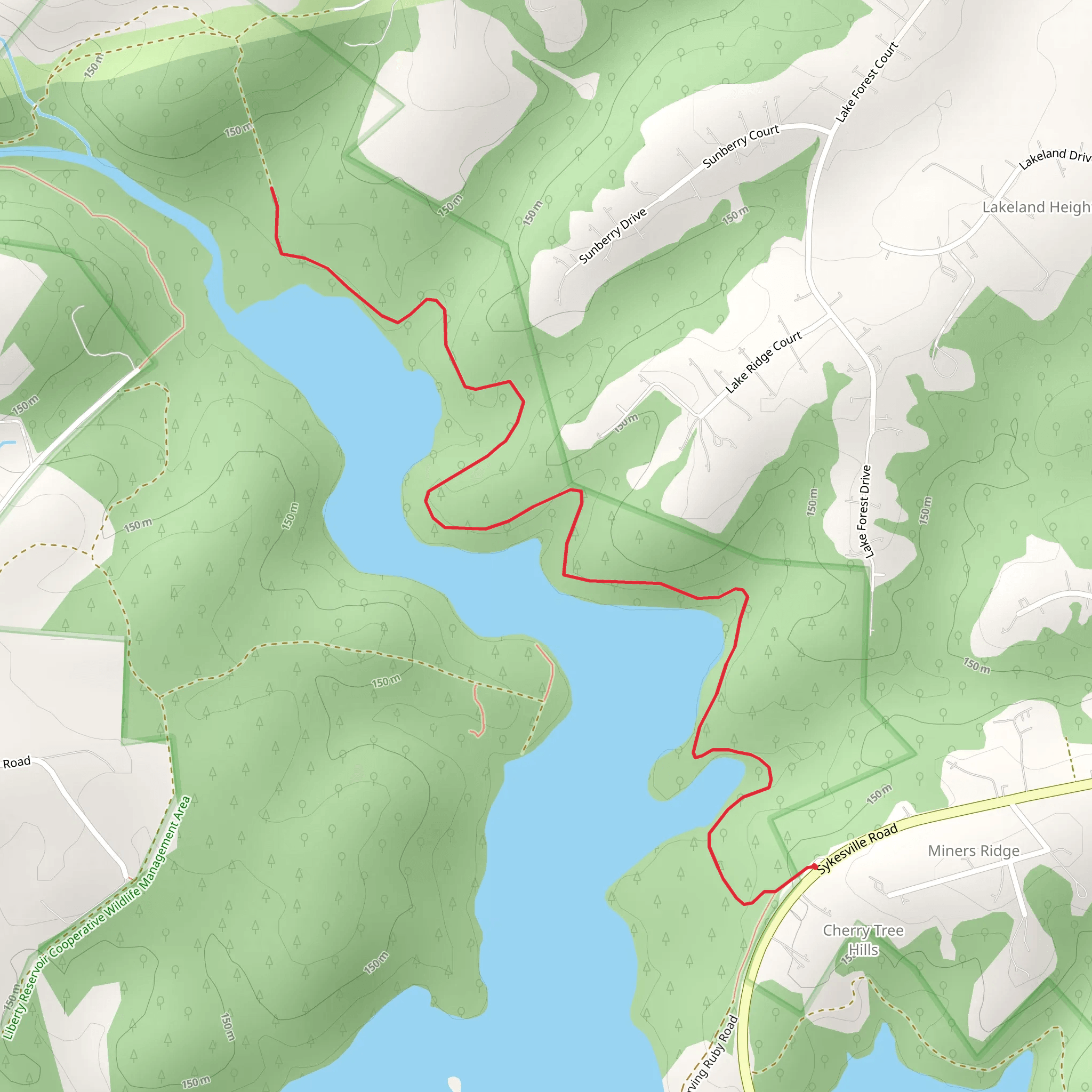 Morgan Run Walk mobile static map