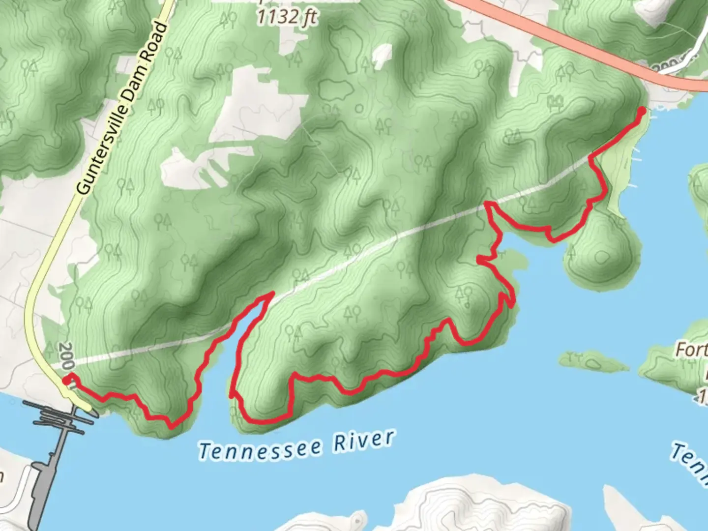 An image depicting the trail Honeycomb Trail and its surrounding area.