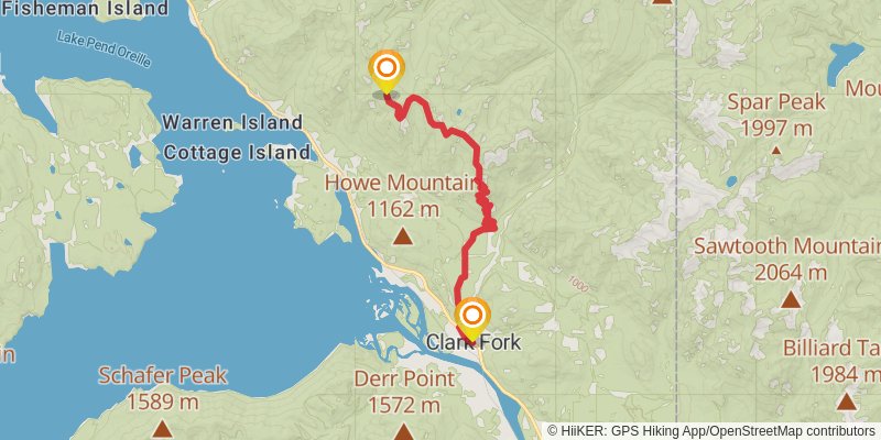 Ultra Pedestrian North Loop stage 6 Map