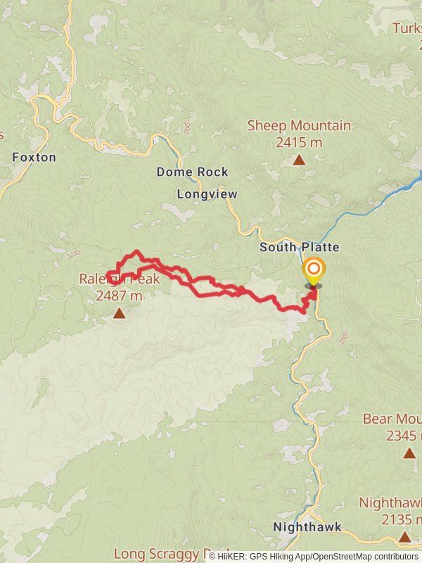 Raleigh Peak Road - Colorado Loop Trail