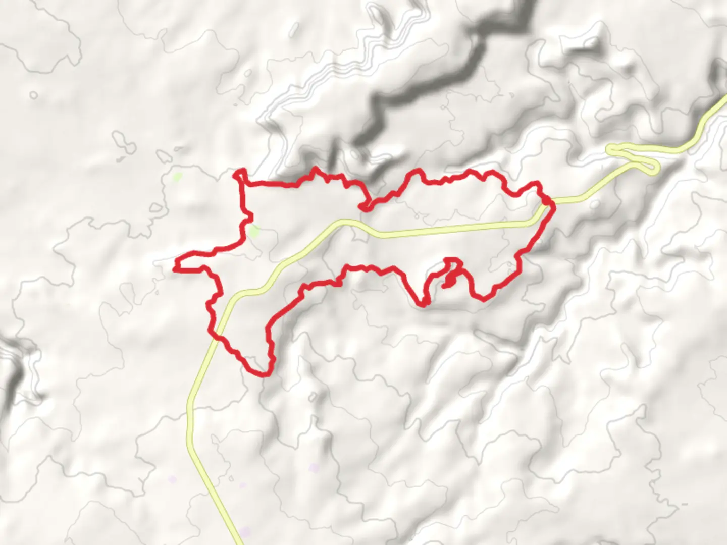 An image depicting the trail Rocky Tops, Big Lonely and Big Mesa Loop Trail and its surrounding area.