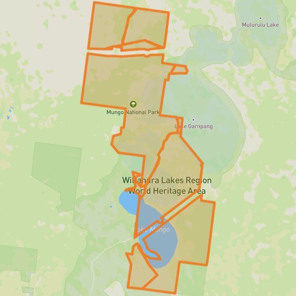 Mungo National Park mobile static map