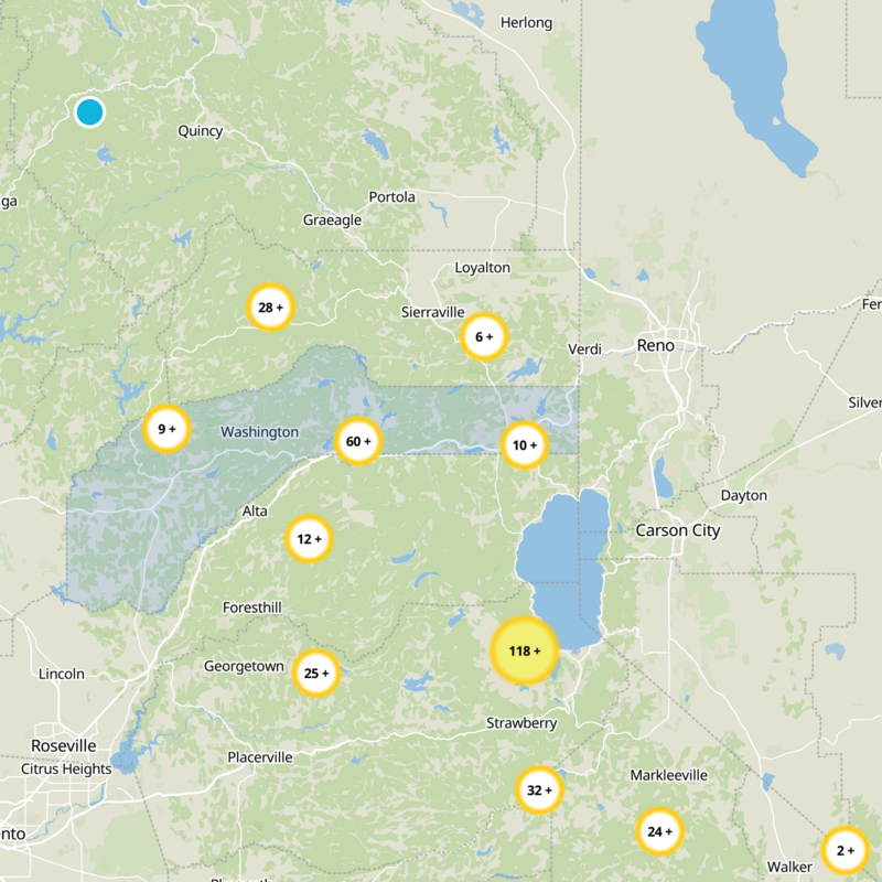 Nevada County Static Map