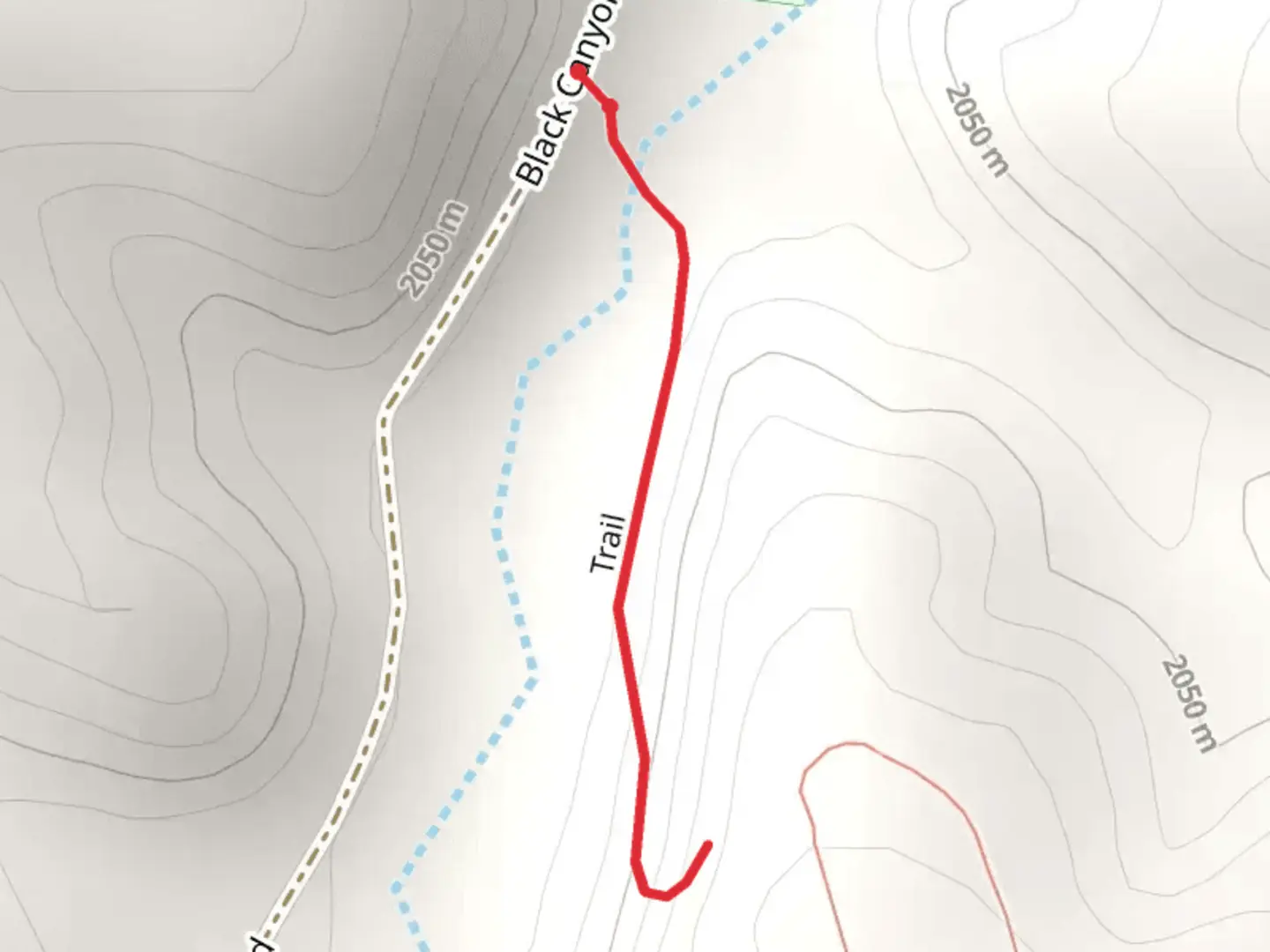 An image depicting the trail Rock Shelter Trail and its surrounding area.