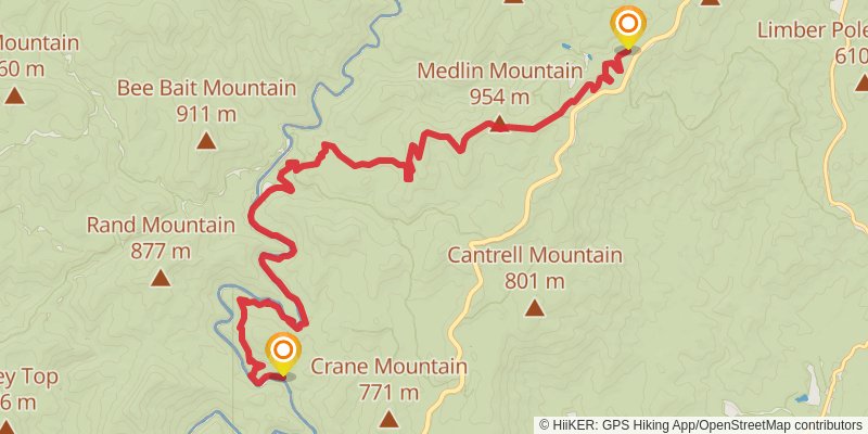 Palmetto Trail stage 2 Map
