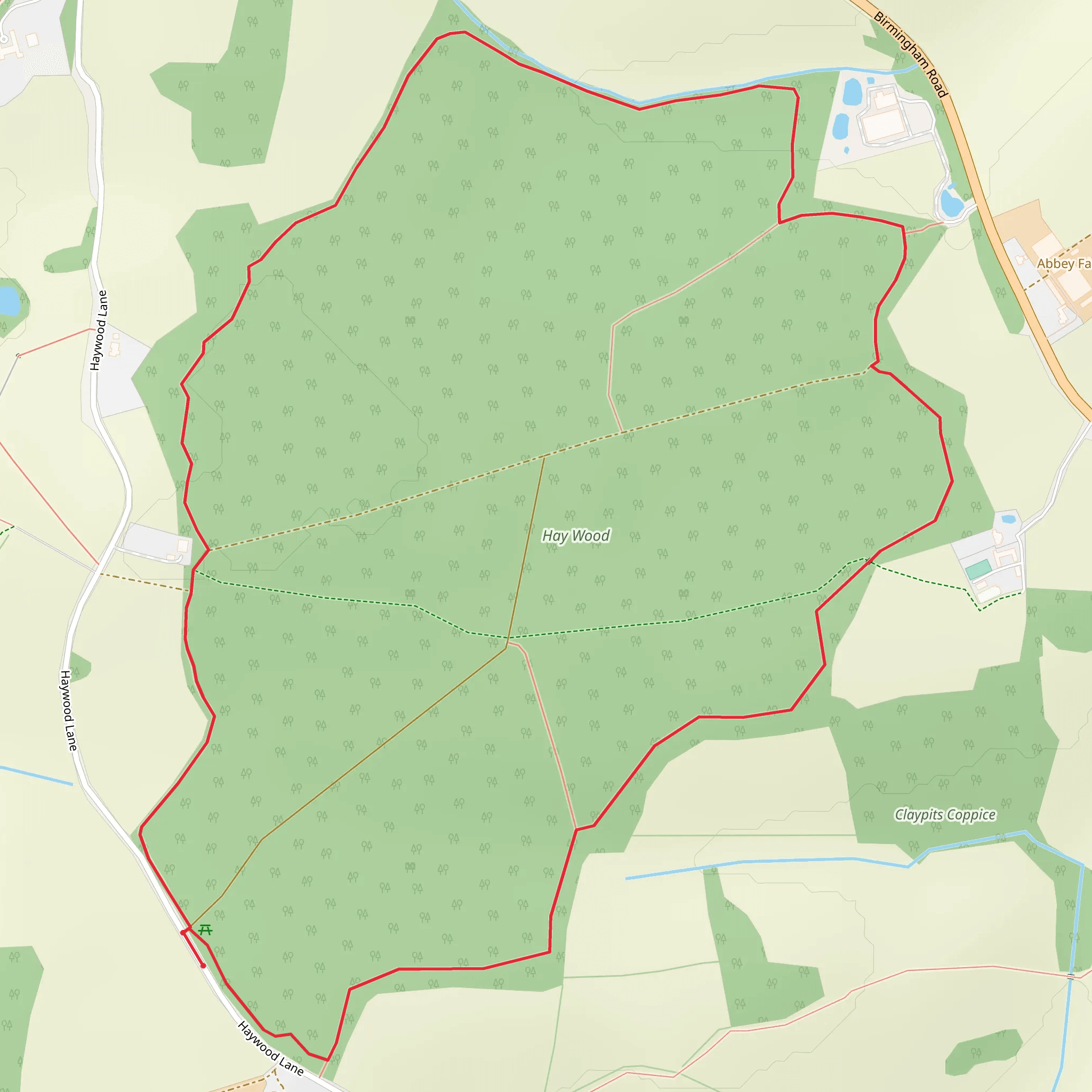 Hay Wood Loop mobile static map