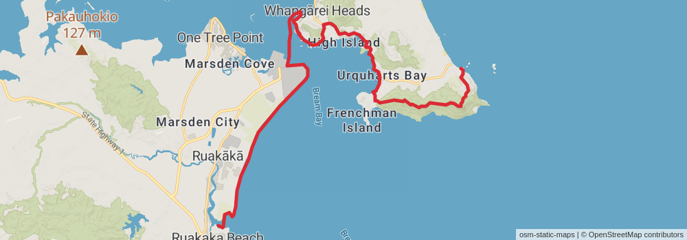 Te Araroa Trail stage 22 Map