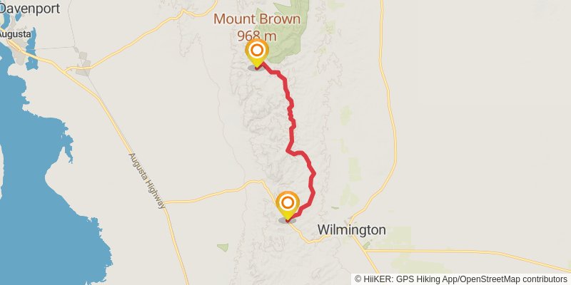 Heysen Trail stage 44 Map